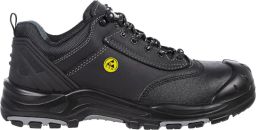 Triuso Halbschuh Turin S3 mit Kompositkappe und Stahlzwischensohle - Schwarz