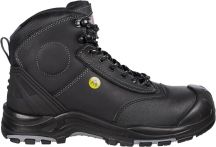 Triuso Stiefel Turin S3 mit Kompositkappe und Stahlzwischensohle - Low - Schwarz