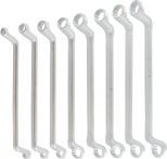 Doppelringschlüsselsatz 8-tlg. Gedore Carolus, CV, verchromt (10008)