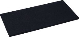 schwarzer Belag 14 x 28 cm, 8 mm (1428BS)