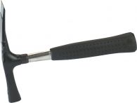 Maurerhammer Picard 600g,gerauht,Berl.Form,Stahlrohrstiel (277)