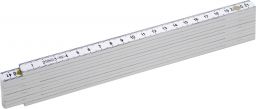 Meterstab 200cm, weiß, Kunststoff (560082)