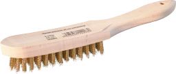 Handdrahtbürste 28 cm, vermess. Stahldraht, 4-reihig (HDBM4)