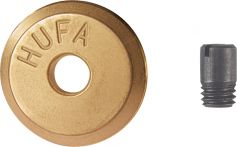 HM-Ersatzrad 20x3mm mit Achse TIN-Beschichtung, Orig. HUFA (HUFATIN)