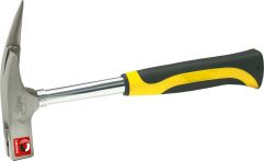 Latthammer poliert, mit Magnet und Softgriff (LHMS)