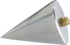 Senklot 500 g, a. Zink-Druckguß Birnenform, m.abschraubb. Knopf (LOT500)