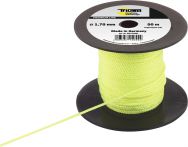 Leucht-Maurerschnur 1,7mm/50m Polyprop., gelb-fluoreszierend (MG17050L)