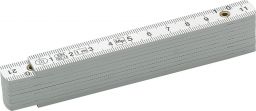 Meterstab 100 cm, weiß Kunststoff (MSKW1)