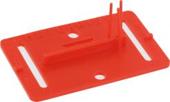 Meterriss-Plakette, m.Pinsel, rot (RS20R)