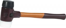 Simplex-Schonhammer, 50 mm, Gummi schwarz, Plastik weiß (SH50SW)