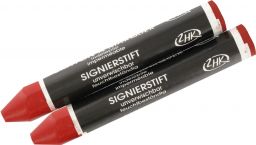 Signierkreide rot, 2 Stück auf SB-Karte, 120 x 11 mm (SKR2)