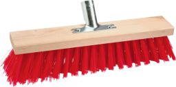 Straßenbesen 40 cm, ohne Stiel rote Kunstb.m.Stielhalter 28mm (STB401)