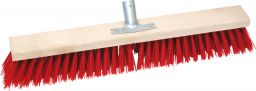 Straßenbesen 60 cm, ohne Stiel rote Kunstb.m.Stielhalter 28mm (STB600)