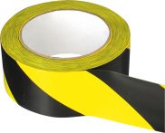 PVC-Warnband, 50mm, 33m gelb/schwarz (WARN5033)