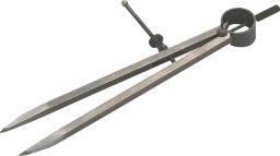 Zirkel mit Feder 200mm, Premium (ZMF201)