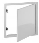 Upmann Revisionstür Softline RAL 9016 weiß mit Schnappverschlüssen