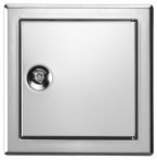 Upmann Revisionstür Softline Edelstahl