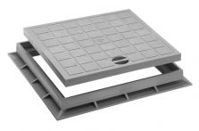 Upmann Schachtabdeckung mit Rahmen