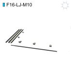 Viridian PV Clearline Fusion M10 Querformat-Eindeckrahmen F16-LJ-M10 - Verbindungssatz