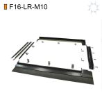 Viridian PV Clearline Fusion M10 Querformat-Eindeckrahmen F16-LR-M10 - rechtsseitig