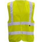 Vizwell Warnschutzweste mit senkrechten Reflektorstreifen