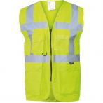 Vizwell Warnschutzweste inkl. Frontreißverschluss
