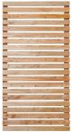 NA-LOG Rhombus Holz Zaun Römö 90x180 cm Sichtschutz Lärche PEFC mit 2 Riegeln | o. Pfosten