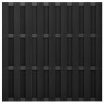 GartenLand WPC Bretterzaun Relax ca. 180x180 cm Anthrazit Aluminium Anthrazit Bausatz Ohne Pfosten