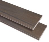 GartenLand WPC Terrassendiele Advance 20x140 mm Walnut Bicolor Geprägte Holzstruktur Co-Extrudiert Massivprofil