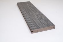 GartenLand WPC Terrassendiele Nova 21x140 mm Grau-Multicolor Geprägte Holzstruktur Co-Extrudiert Massivprofil