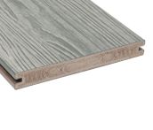 GartenLand WPC Terrassendiele Nova 21x190 mm Grau-Multicolor Geprägte Holzstruktur Co-Extrudiert Massivprofil