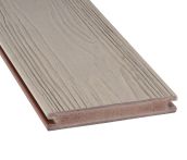 GartenLand WPC Terrassendiele Nova 21x140 mm Nebelgrau-Multicolor Geprägte Holzstruktur Co-Extrudiert Massivprofil