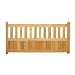 NA-LOG Vorgartenzaun GRAZ gerade 180x90 cm Holzzaun Lärche PEFC