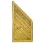 NA-LOG Massivzaun INNSBRUCK MASSIV gerade 90x180/90 cm Holzzaun Fichte PEFC KDI Grün massiver Rahmen 44x88 mm sehr stabil