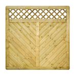 NA-LOG Massivzaun INNSBRUCK MASSIV gerade mit Rankgitter 180x180 cm Holzzaun Fichte PEFC KDI Grün massiver Rahmen 44x88 mm sehr stabil