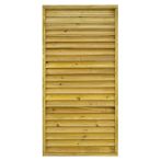 NA-LOG Jalousie Rahmenzaun LINZ 90x180 cm Holzzaun Fichte PEFC KDI Grün