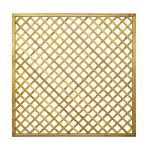 NA-LOG Rankgitter VARIO gerade 7x7 cm Löcher 180x180 cm Holzzaun Kiefer PEFC KDI Grün 44x44 mm Rahmen 12x30 mm Lamellen