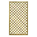 NA-LOG Rankgitter VARIO gerade 7x7 cm Löcher 100x180 cm Holzzaun Kiefer PEFC KDI Grün 44x44 mm Rahmen 12x30 mm Lamellen