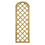 NA-LOG Rankgitter VARIO gebogen 11x11 cm Löcher 60x180 cm Holzzaun Kiefer PEFC KDI Grün 44x44 mm Rahmen 12x30 mm Lamellen