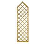 NA-LOG Rankgitter VARIO Spitzelement 60x205/180 cm Holzzaun Kiefer PEFC KDI Grün 44x44 mm Rahmen 12x30 mm Lamellen