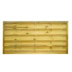 NA-LOG Dichtzaun VARIO gerade 180x90 cm Holzzaun Kiefer PEFC KDI Grün 44x44 mm Rahmen