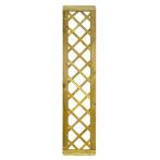 NA-LOG Rankgitter VARIO MASSIV 40x180 cm Holzzaun Kiefer PEFC KDI Grün massiver Rahmen 44x68 mm sehr stabil