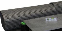 VOLFI Drainagematte DRM-Q8 8 mm-1x15m Quadratnoppen, PP mit Vlies