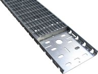 VOLFI Drain-Rinnenrost DR-GRF MW 30/10 feuerverzinkt - 1 m Länge