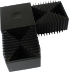 VOLFI Eck-Verbinder Kunststoff RP-VL 60/40 mm für Rechteckprofil