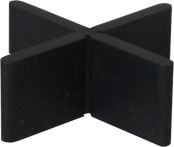 VOLFI Fugenkreuz FK-M Kunststoff 40 mm lang, 15 mm hoch - Schwarz