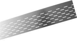 VOLFI Flexprofil FP-L120 Aluminium 2 mm mit Schlitzloch - 2 m Länge