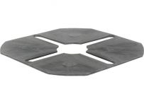 VOLFI Ausgleichscheibe GK-UA 95 mm, gummiert