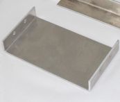 VOLFI Verbinder KR-V Aluminium für Kastenrinne KR-OL oder KR-SL - 2 m Länge