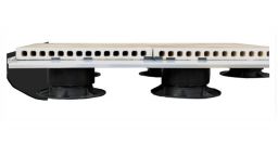 VOLFI Randauflage-Winkelkonsole RWK-L 900x180/15 mm, L-Form gelocht - lang